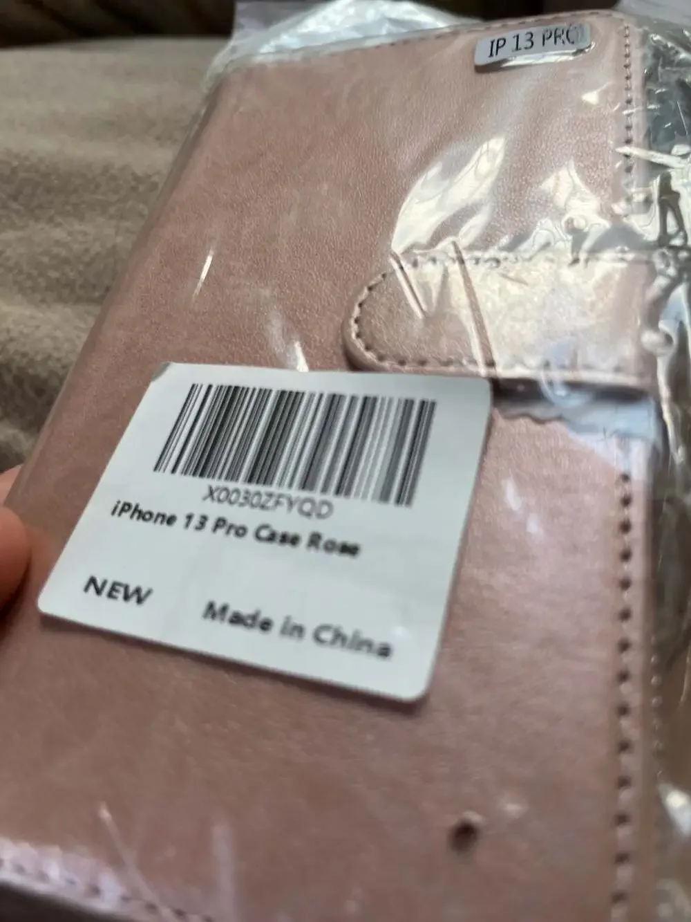 Wallet Case for iPhone 13 Pro in Rose Gold